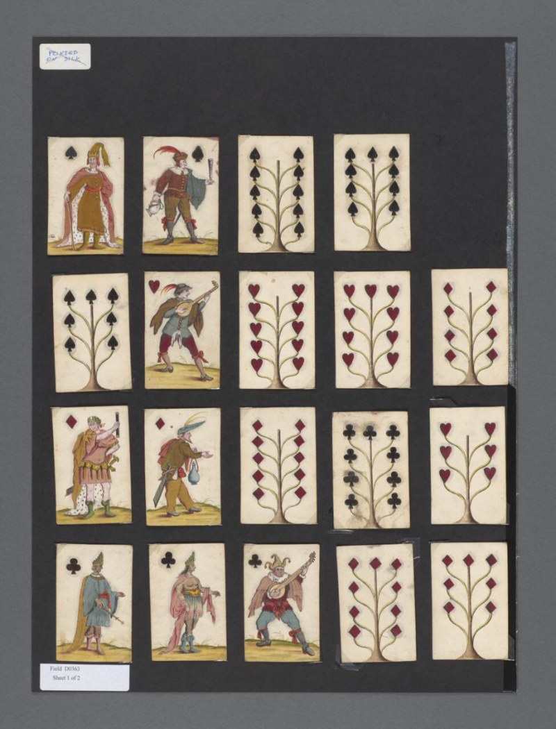 Erotic playing cards 90s