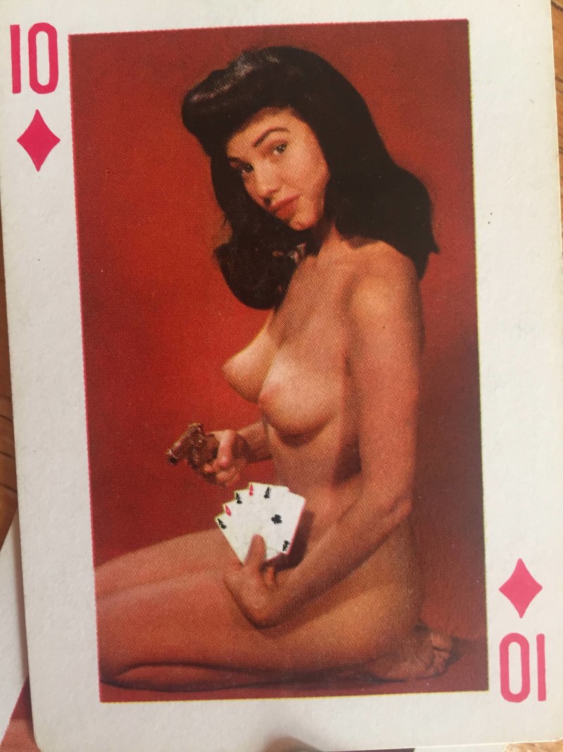 Playing cards pornography