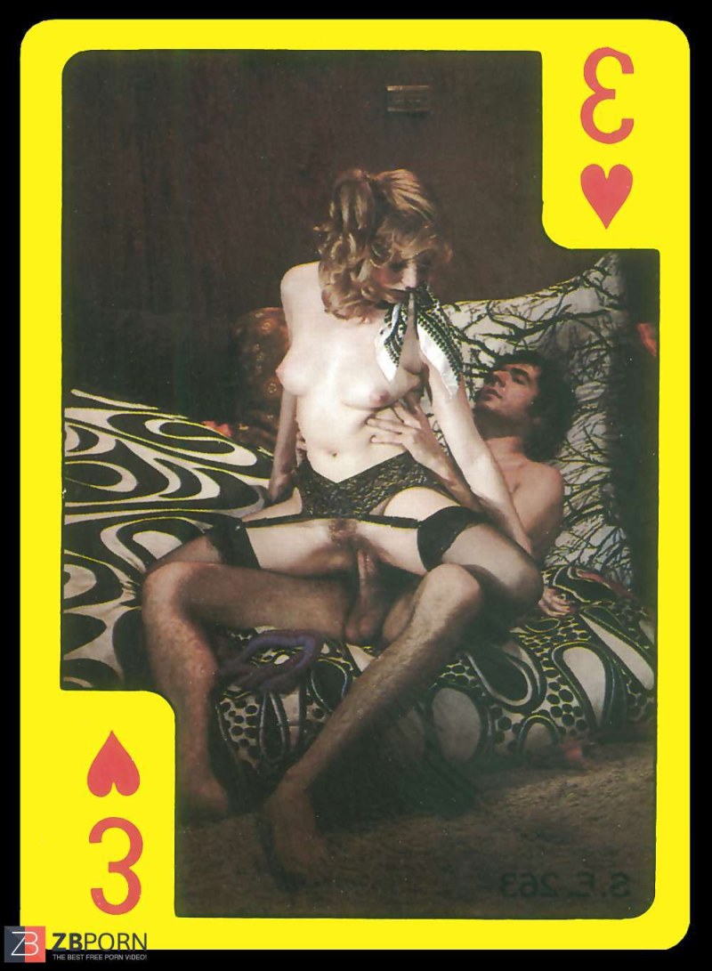 Erotic playing cards