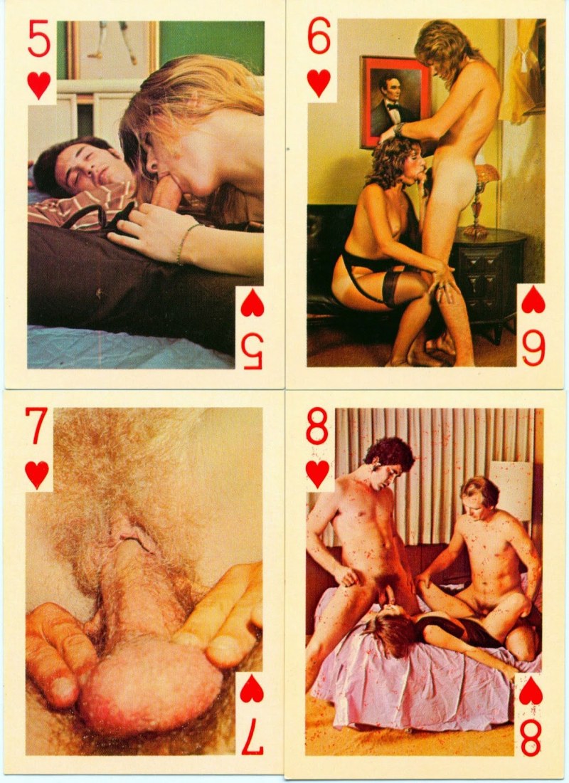 Pornographic playing cards 2022