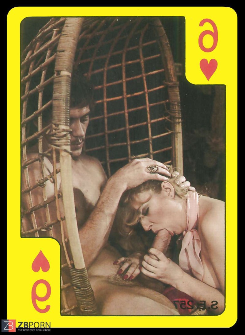 Erotic playing cards