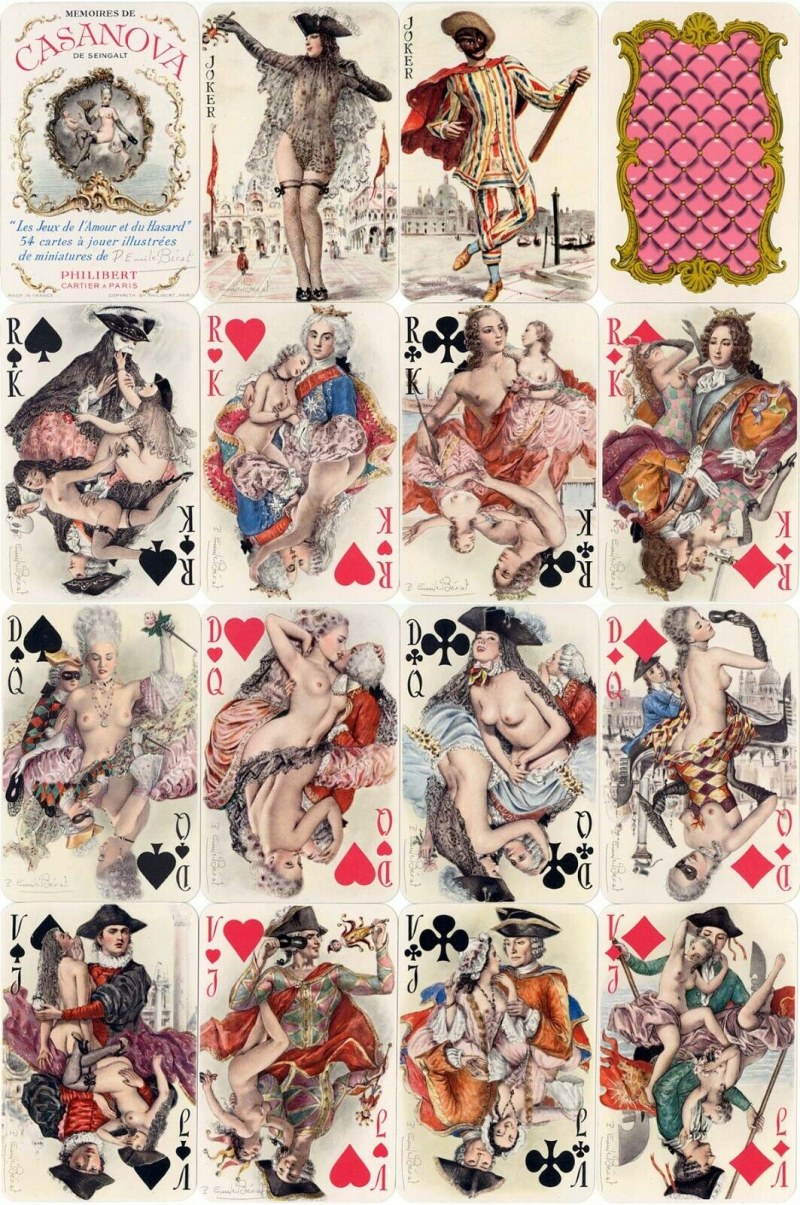 Playing Porn Cards Anal