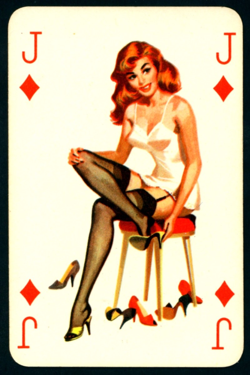 Retro playing cards
