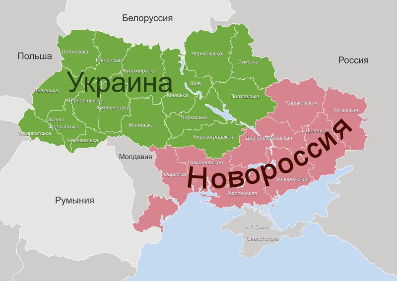Map of Ukraine Poland and Belarusian