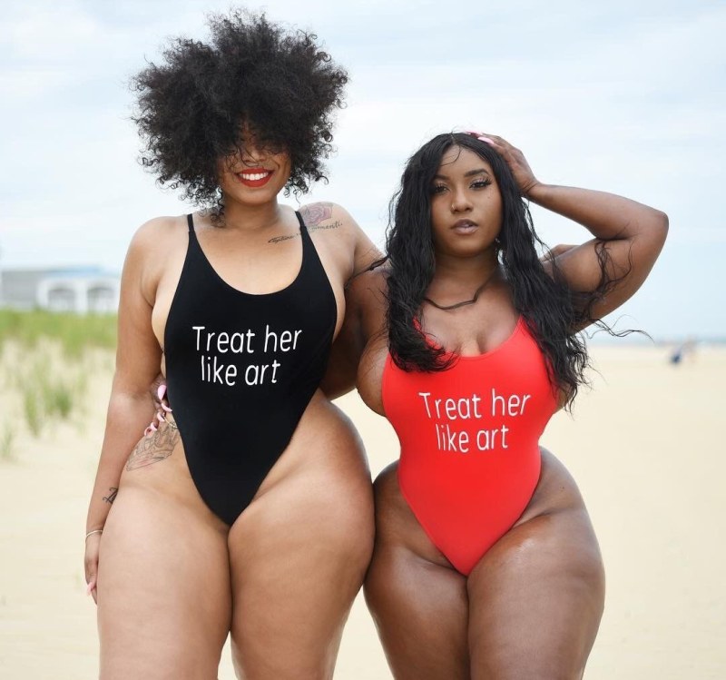 Black girl in shorts