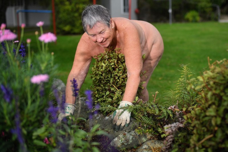 Naked old grandmas in the country