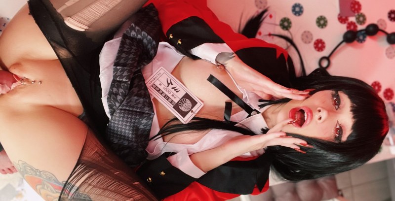 Crazy Excitement Yumeko jabs hentai