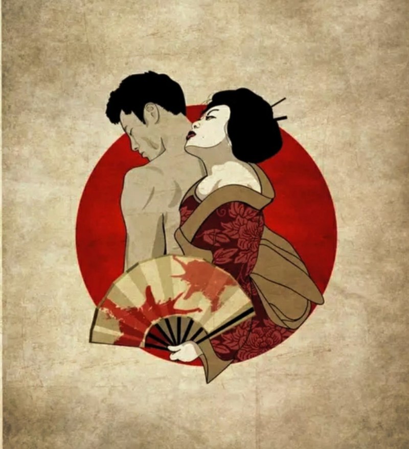Geisha and Samurai lovers