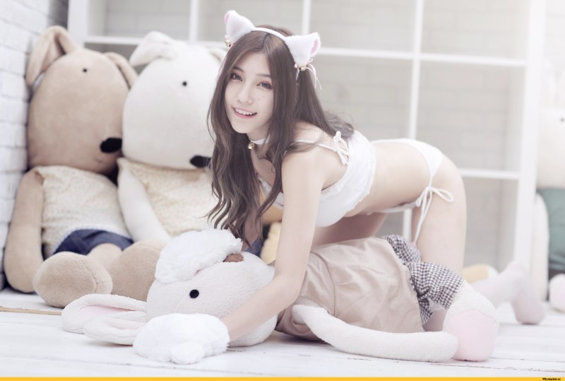 Cat keyhole Bra and Cat stockings