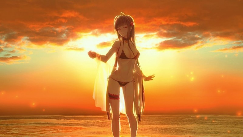 Anime sunset