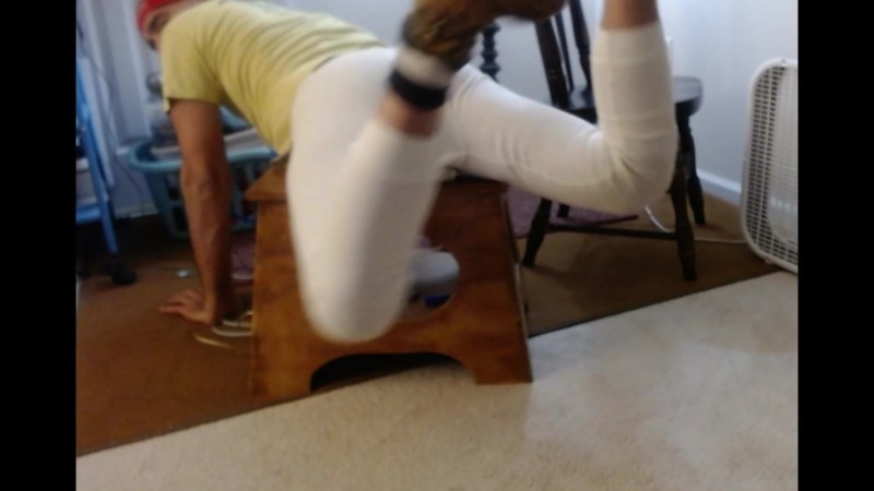 Beautiful anal in leggings