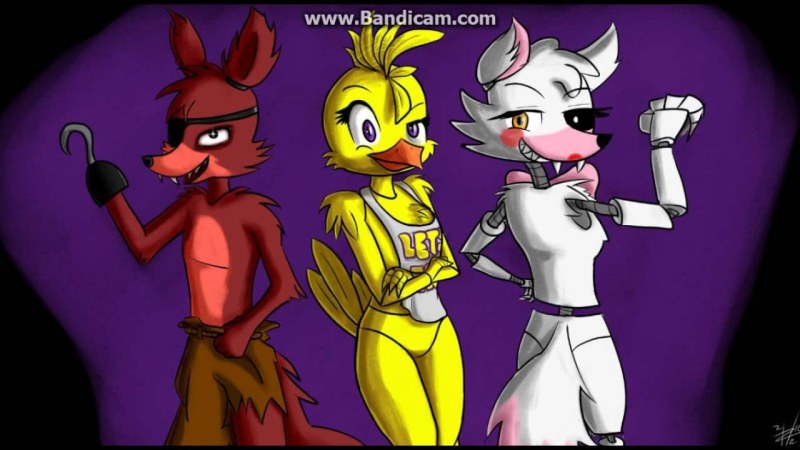 FNAF Mangle and Foxy and Chika