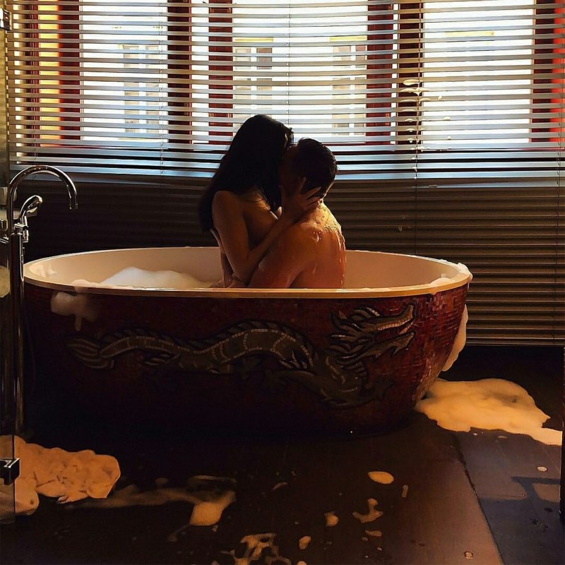 Romantic in the bath