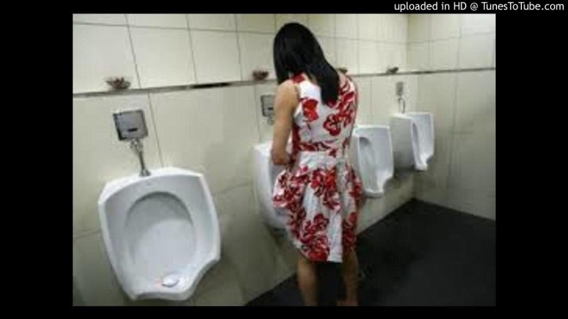 Women's public toilet