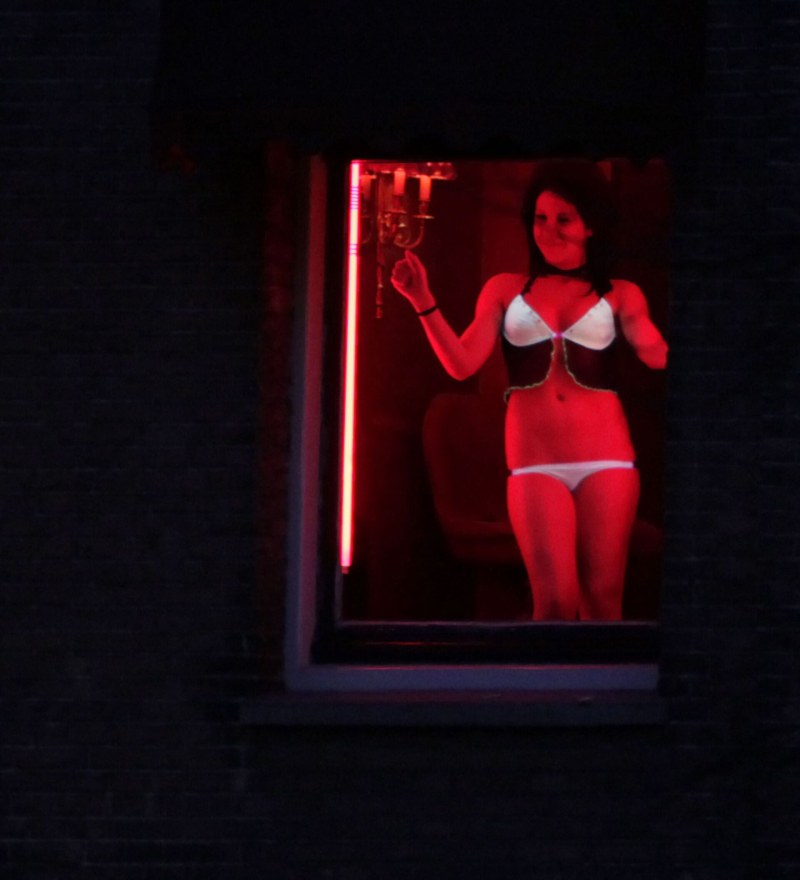 Red Lights Asterdam Street