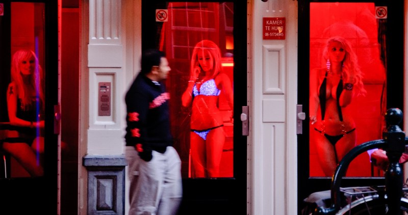 Red Lights Asterdam Street