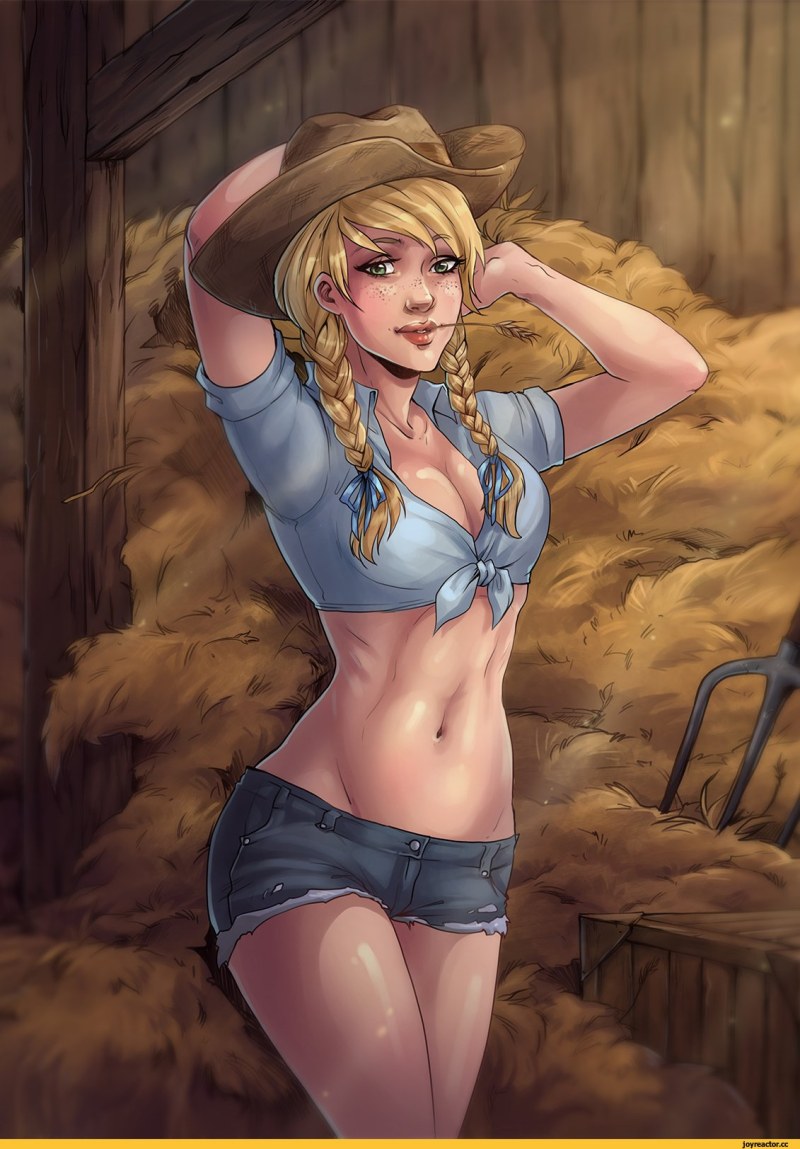 Angelica Bridges in a cowboy hat