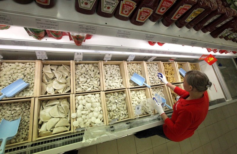 Dumplings on the counter
