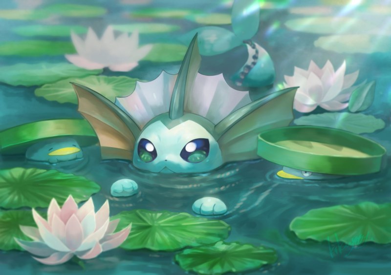 Pokemon Vaporeon Art