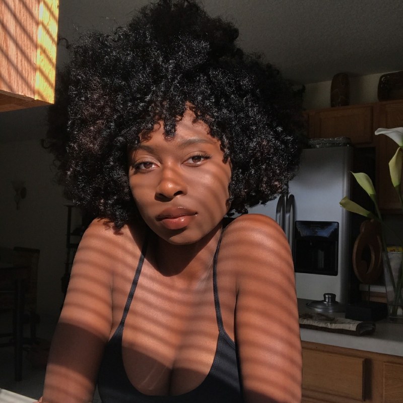 The hairy blacks of the girl