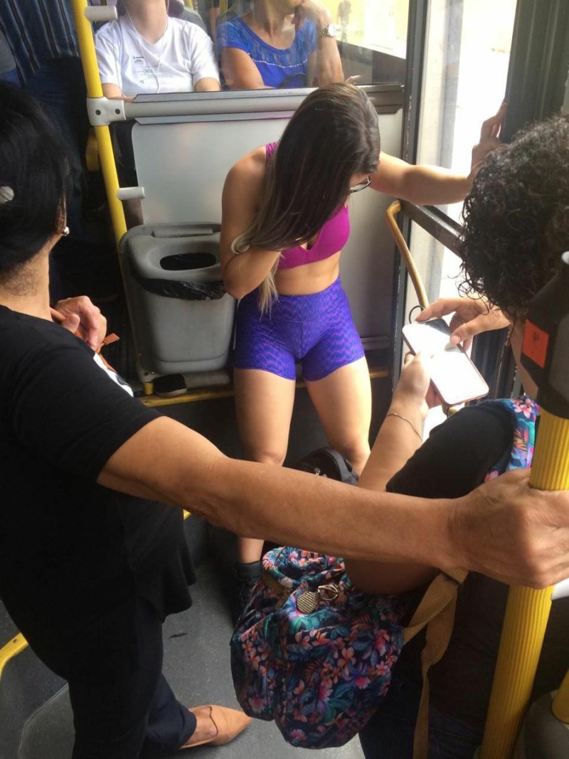 Falled in public transport