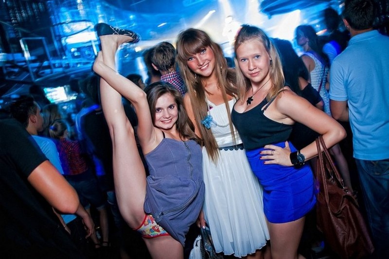 Party image in the club