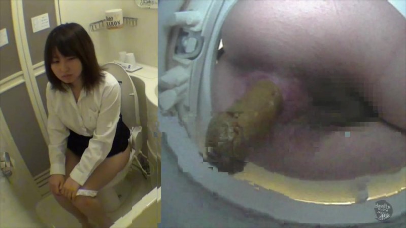 Women in the toilet below