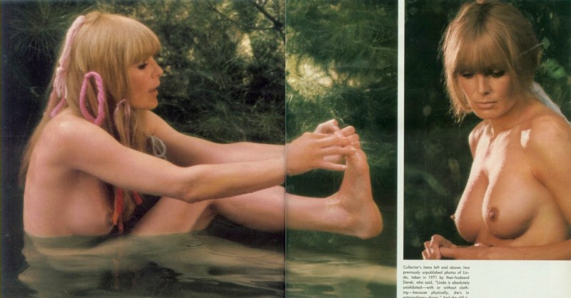 Linda Blair in his youth naked