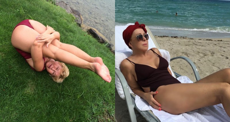 Lyudmila Kasatkina in his youth