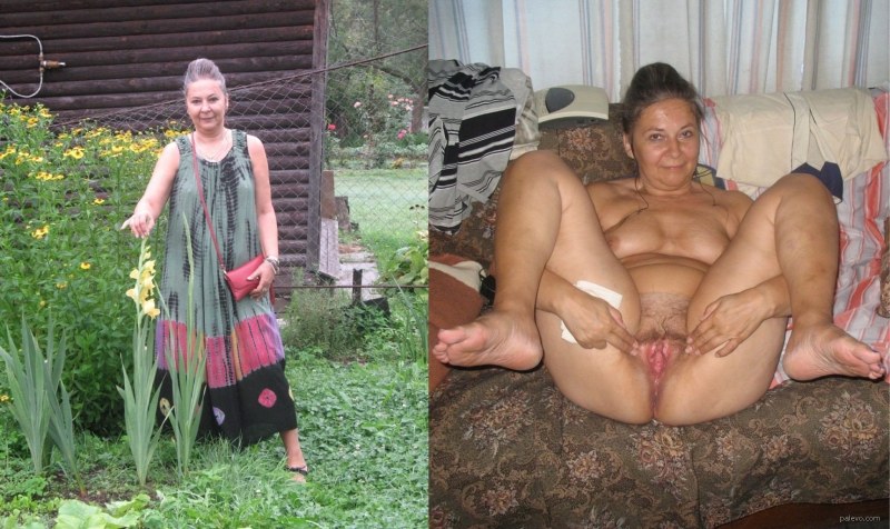 Naked old grandmas in the country