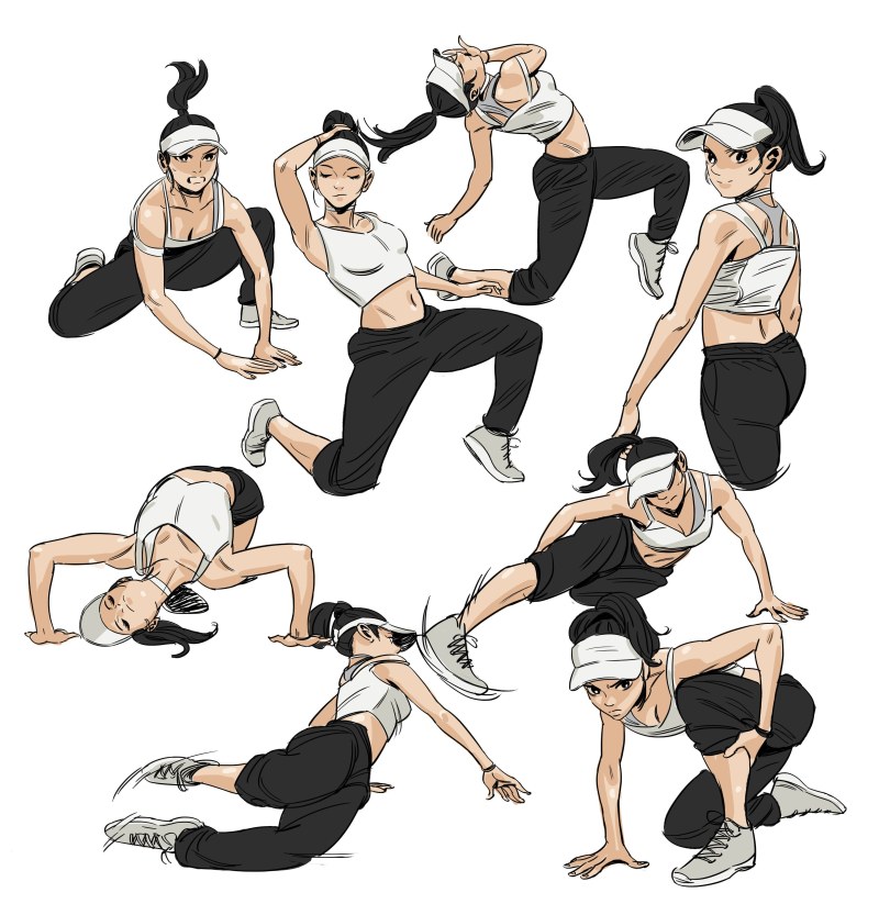 Interesting dynamic poses