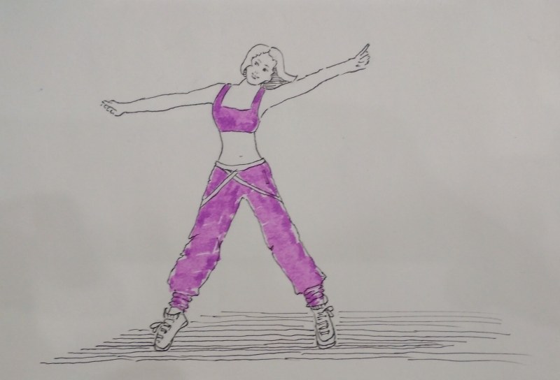 Drawing on dancing