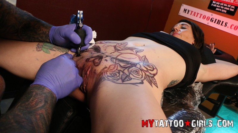 Anus tattoo