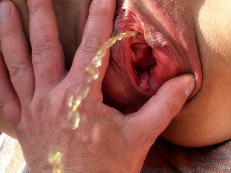 Inside the vagina close -up