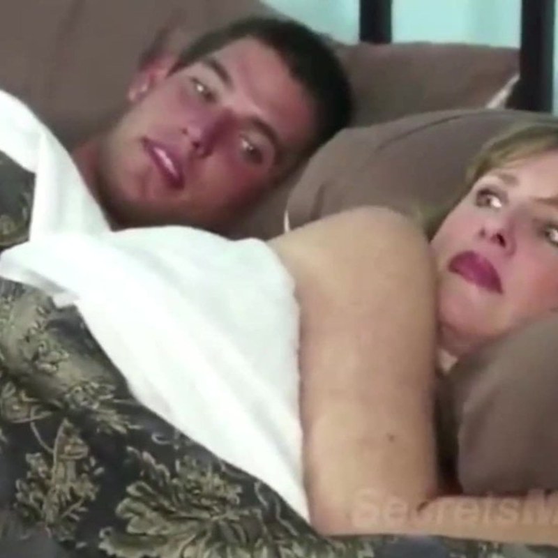 Slated to the sleeping mother