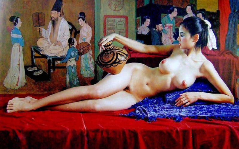 Pornographic painting