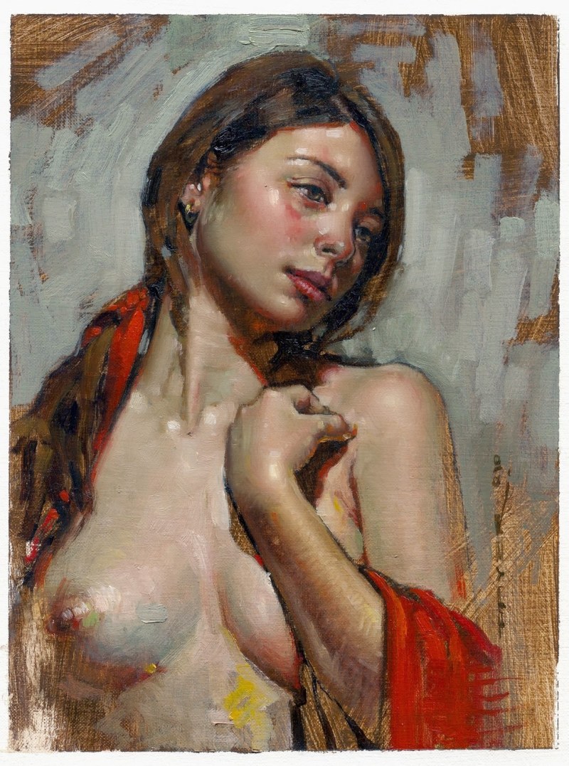 Modern painting nude