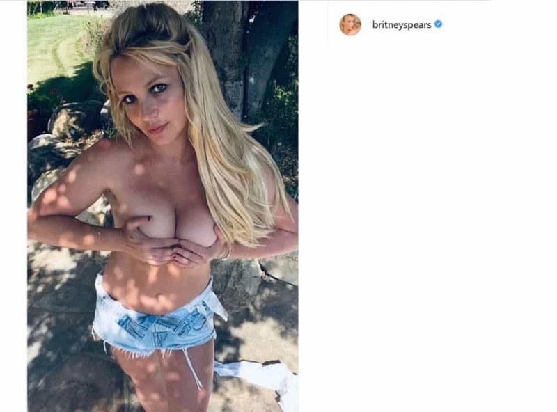 Britney Spears in a swimsuit 2020