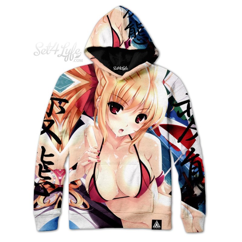 Girl in a white sweater