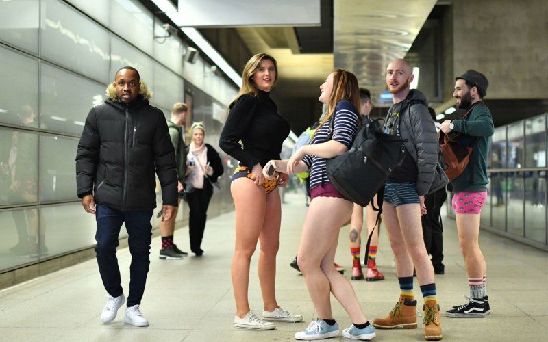 No Pants Subway Ride Moscow