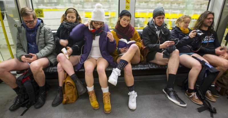 No Pants Subway Ride Moscow