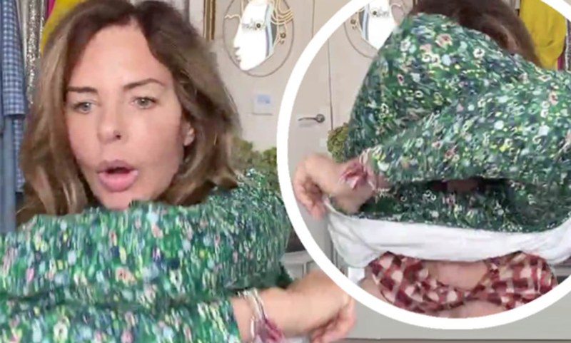 The girl dumped her chest