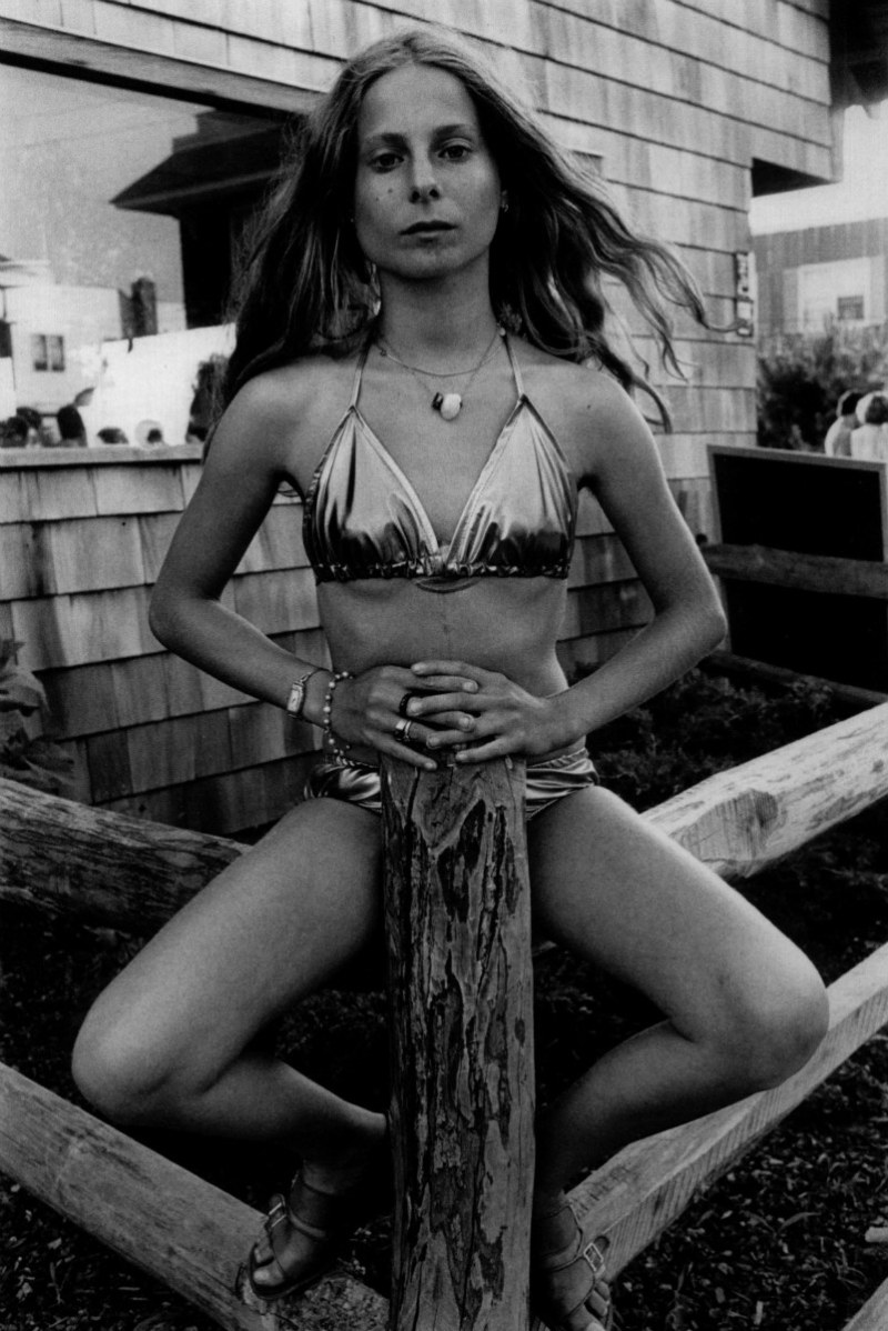 The girl lies on the guy's back