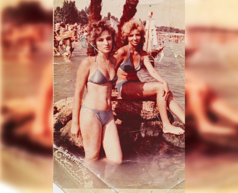 Soviet beauty contest swimsuit