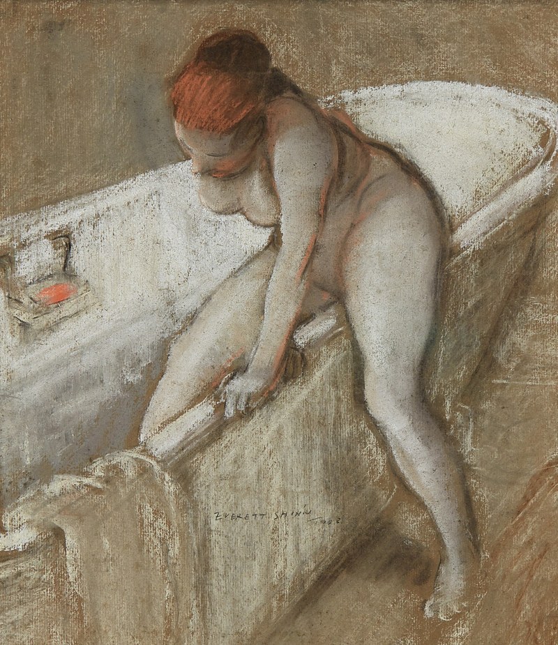 Everett Shinn Swimwoman