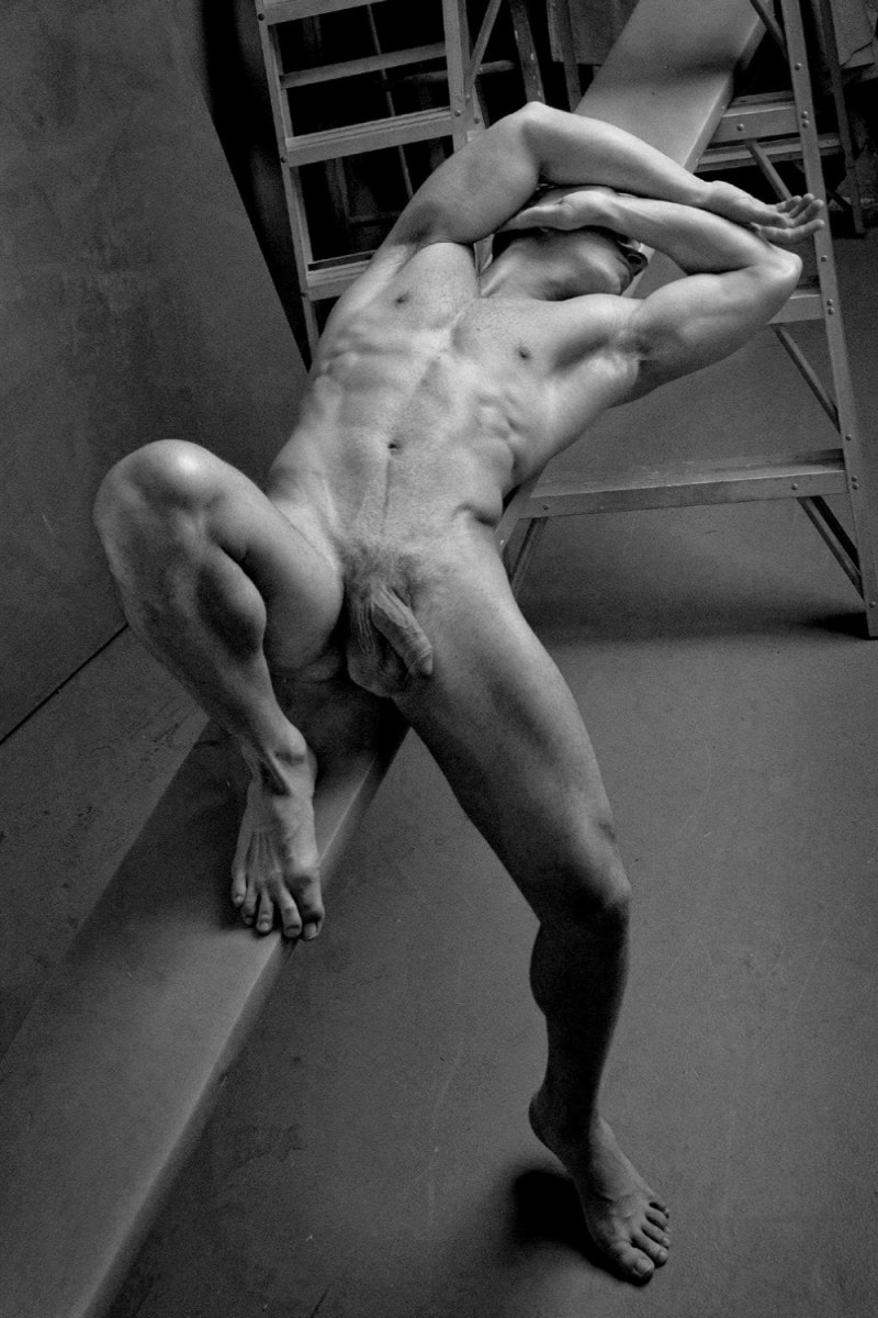 Beautiful naked male body