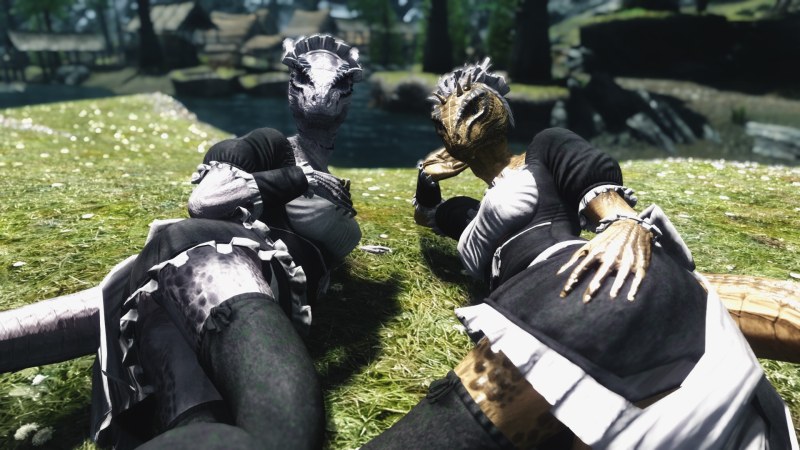 Argonians are maid