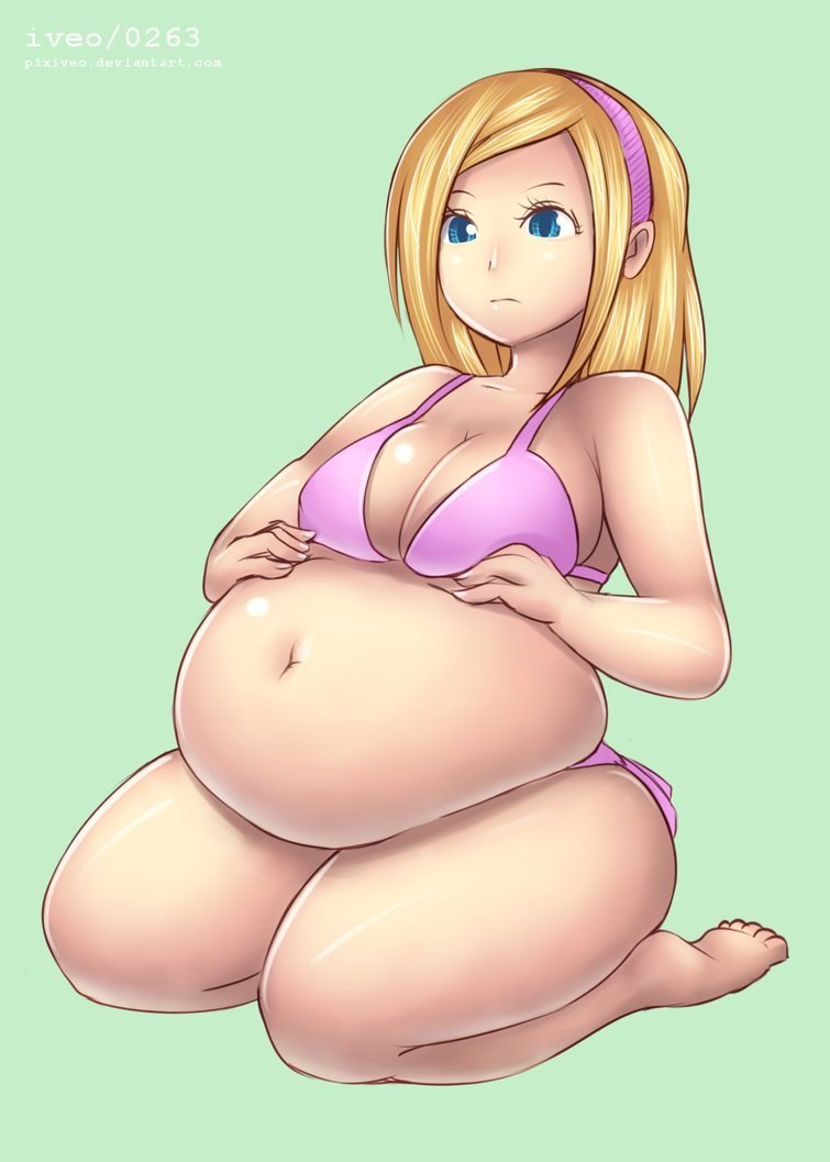 Chubby Belly Anime Weight Gain