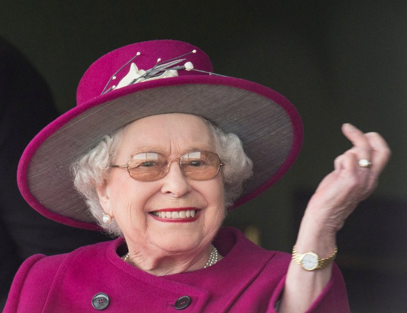 The ziging queen of England