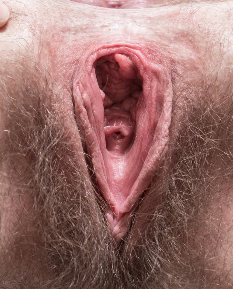 Huge cock in hairy pussy